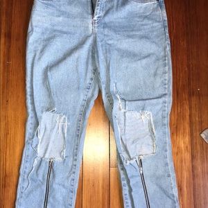 Ragged Priest Zipper Jeans